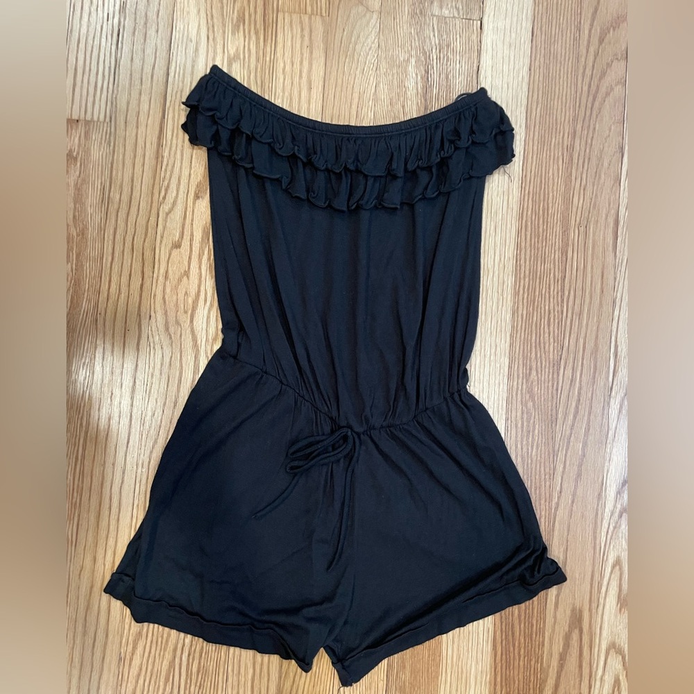 Cemi Ceri Black Strapless Romper